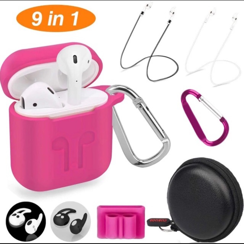 9 in 1 AirPod 1&2 protective case & accessories